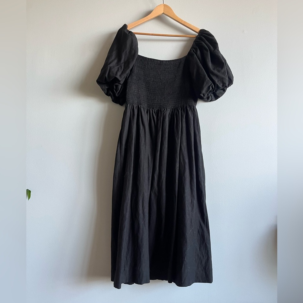 Pomander Place Alexis midi dress in black - Picture 9 of 11